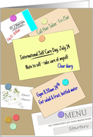 International Self Care Day Note To Self Take Care Of Myself card
