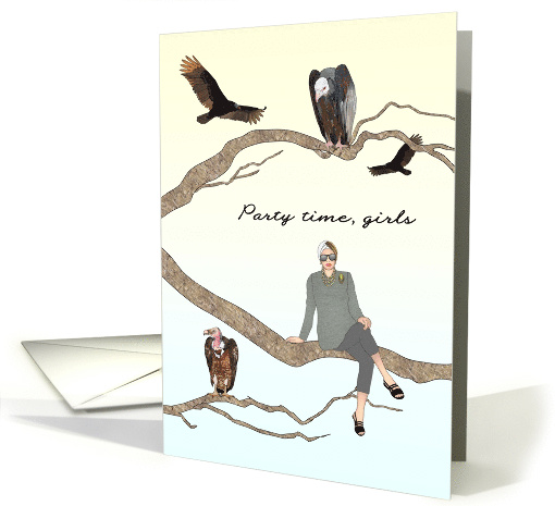 75th Birthday Party Fun Invitation Elegant Lady And... (1764046)
