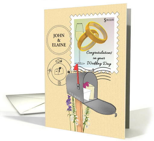 Wedding Congratulations Mail Carrier Present In Mailbox... (1766856)