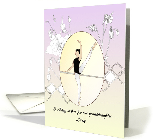 Birthday For Our Granddaughter Who Loves Ballet card (1775566)