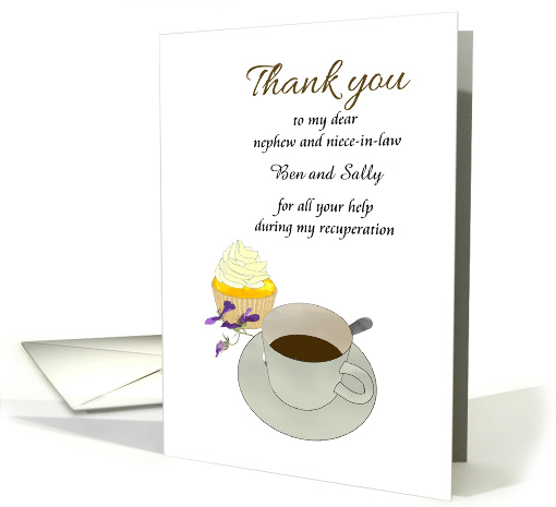 Thank You Nephew And Niece In Law Help During Injury Recuperation card