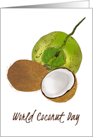 World Coconut Day Seed Nut And Fruit All In One Superfood card