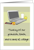 Away at College Custom Relation Name Laptop Milk Apple Cupcake Phone card