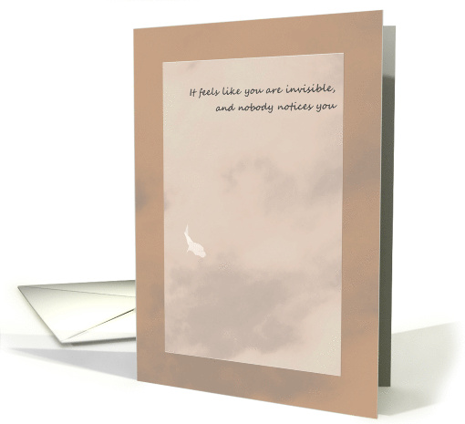 Dating Encouragement Single Fish in Clouded Waters card (1807840)