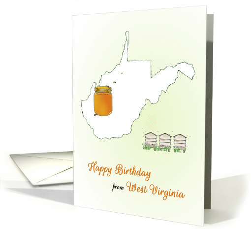 Birthday Greetings from West Virginia Honey Bees Hives... (1808750)
