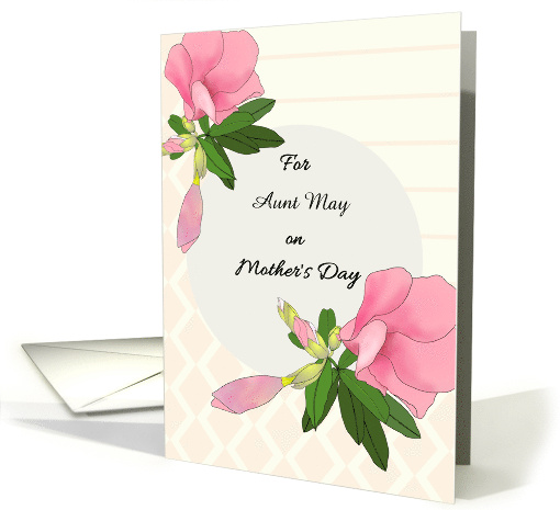 Mother's Day for Aunt from Teenage Nephew Pink Florals... (1837360)