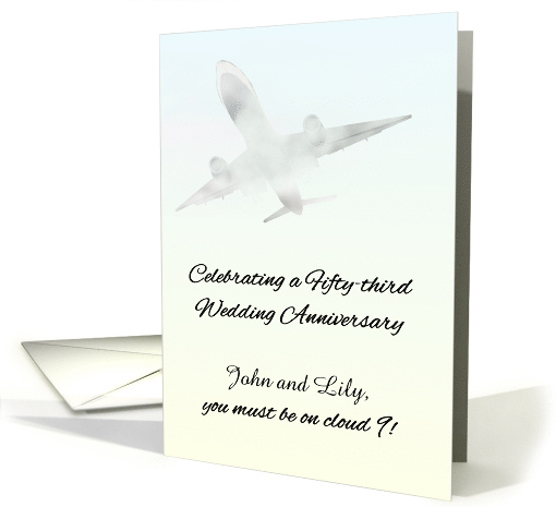 53rd Wedding Anniversary Pilot and Wife Plane Taking Off... (1838496)