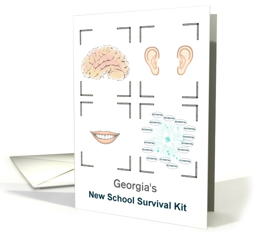 First Day New School Survival Kit Brilliant Mind Endless... (1876952)