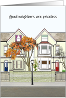 National Good Neighbor Day Well Kept House Tidy Yard card