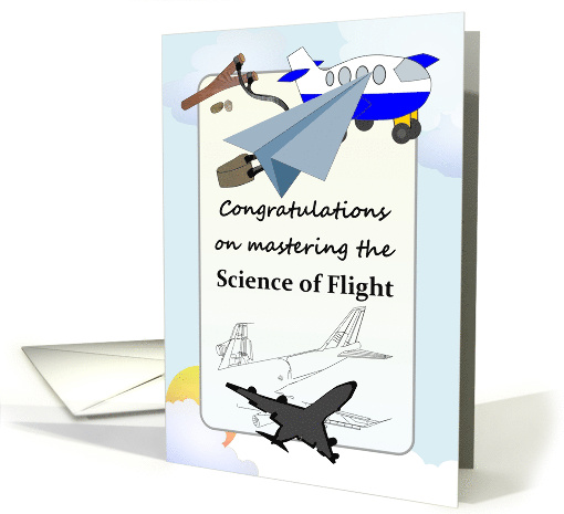 Graduation Bachelor of Aeronautics Mastering Science of Flight card