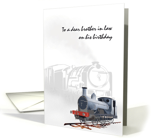 Railroad Themed Birthday Brother in Law card (1898486)