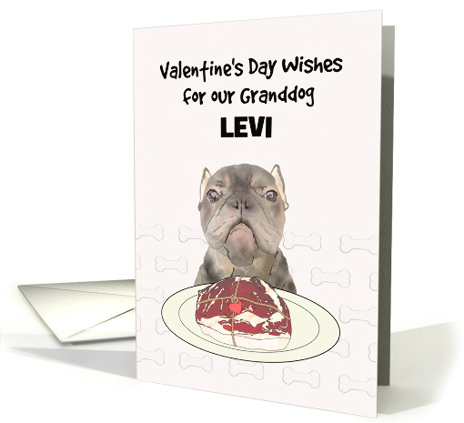 Valentine's Day for Granddog French Bulldog Guarding... (1899410)