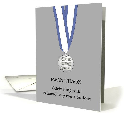 Congratulations on Getting Silver Beaver Award card (1904366)
