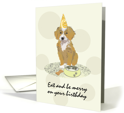Eat And Be Merry Birthday Wish From Bernedoodle Milk And... (1920112)