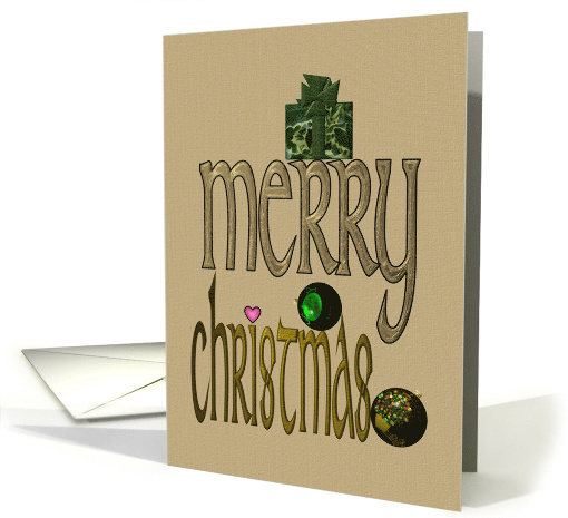 Christmas Present And Baubles card (870647)
