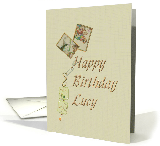 Birthday For Lucy Pretty Charms and Trinkets card (887222)