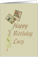 Birthday For Lucy Pretty Charms and Trinkets card