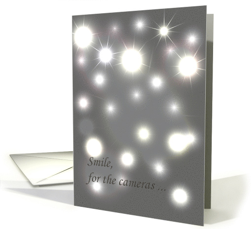 55th Birthday Flash Photography card (887673)