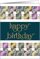 Birthday From Both Of Us Pretty Geometric Borders card