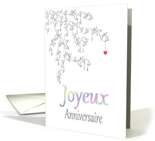 French Birthday Greeting Joyeux Anniversaire Jewels And A... (896592)
