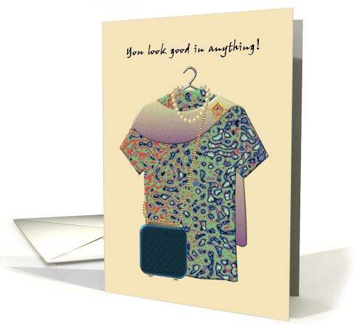 Fashion Icon T-shirt and Accessories For Her Birthday card (897228)