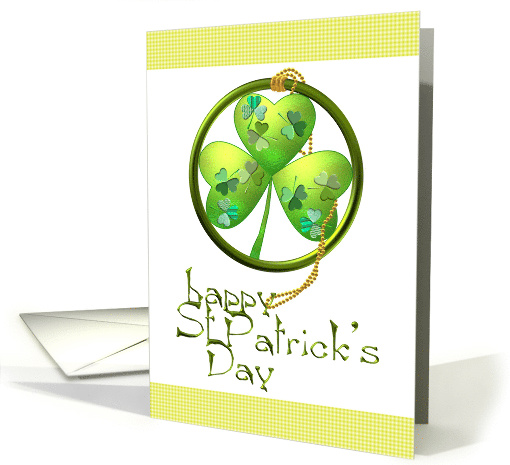 St. Patrick's Day A Shamrock Charm card (898924)