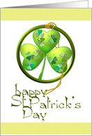 St. Patrick’s Day A Shamrock Charm card