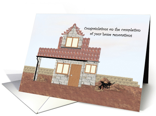 Congratulations On Your Home Renovations Home In-Waiting card (905064)