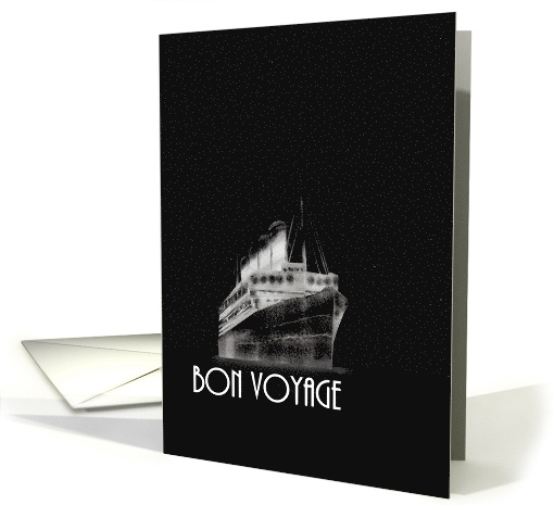 Bon Voyage Ocean Liner At Sea card (909243)