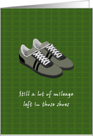 Retirement Congratulations for Athletic Director Running Shoes card