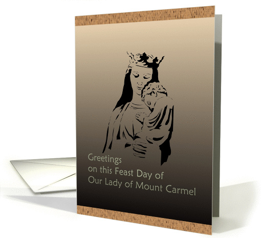 Feast Day of Our Lady of Mount Carmel card (916173)