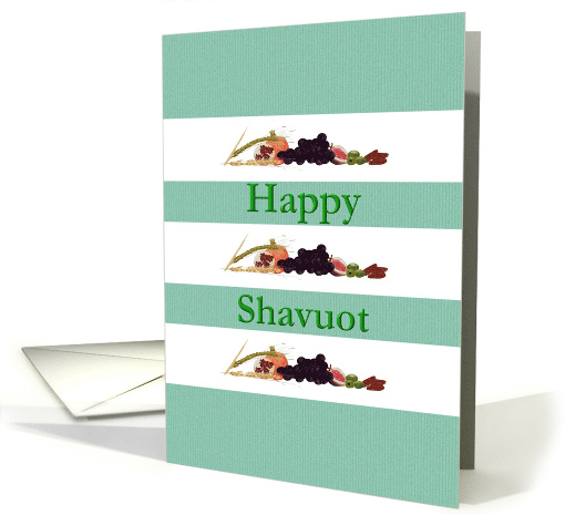 Happy Shavuot First Fruits Seven Species card (918837)