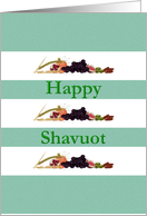 Happy Shavuot First Fruits Seven Species card