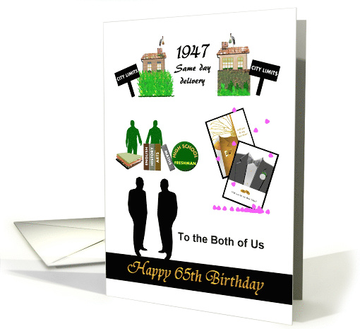 Mutual 65th Birthday Best of Friends card (919715)