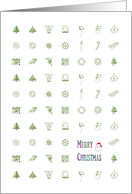 Merry Christmas Little Bits of Christmas card