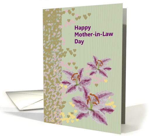 Mother-in-Law Day Stargazers and Hearts card (921599)