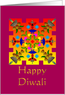 Diwali Rangoli Folk Art card
