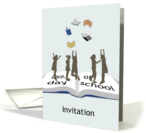 Invitation To Party Last Day of School Hoorah card (923747)
