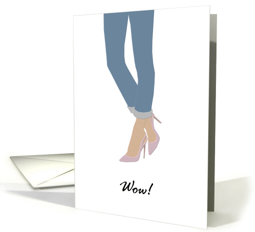 Birthday for Wife Slim Legs In High Heels card (925379)