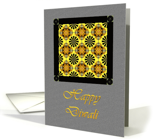 Diwali Rangoli Inspired Folk Art card (926299)
