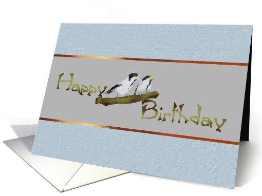 Singing Birds Birthday card (928966)