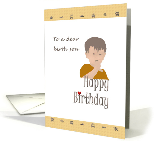 Birthday for Birth Son Boy's Toys card (929470)