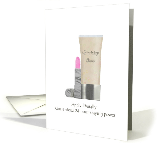 Birthday Glow Cream Cosmetics card (930163)