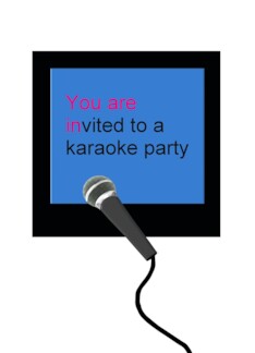 Invitation Karaoke...