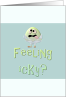 Get Well Green Under The Gills card