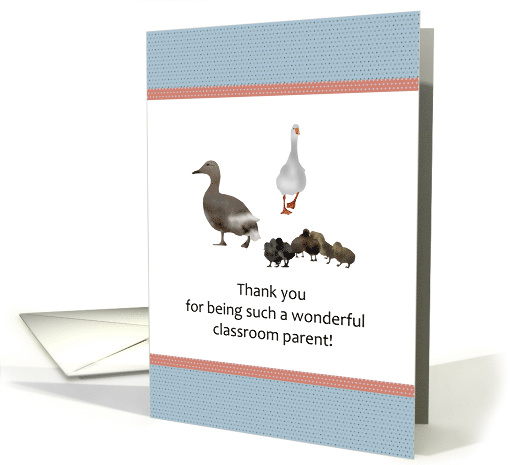 Thank You Classroom Parent Ducks And Ducklings card (934514)