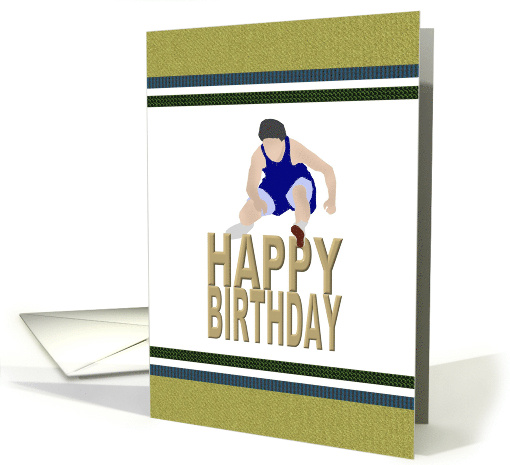Birthday A hurdler card (934672)