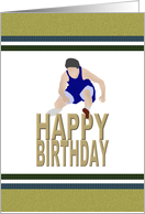 Birthday A Hurdler card