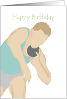 Happy Birthday Shot Putter card