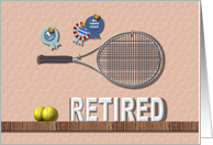 Congratulations To Retired Tennis Coach Hanging Up The Racket card